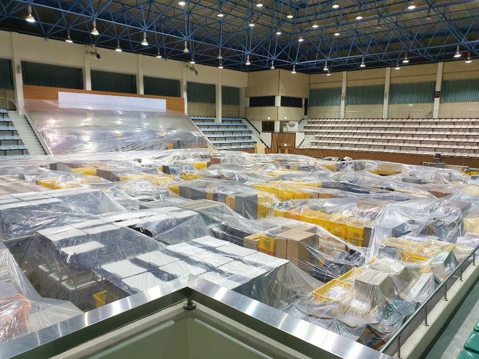 대학교이사 대학교 석면철거 _ 강의실, 실습실, 교수실 등 물품이전